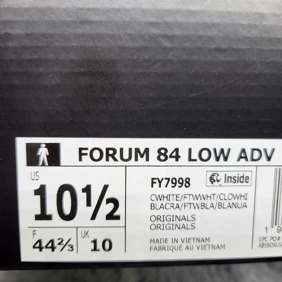 New adidas Forum 84 Low ADV Men's Shoes Size 10.5 - Picture 7 of 7